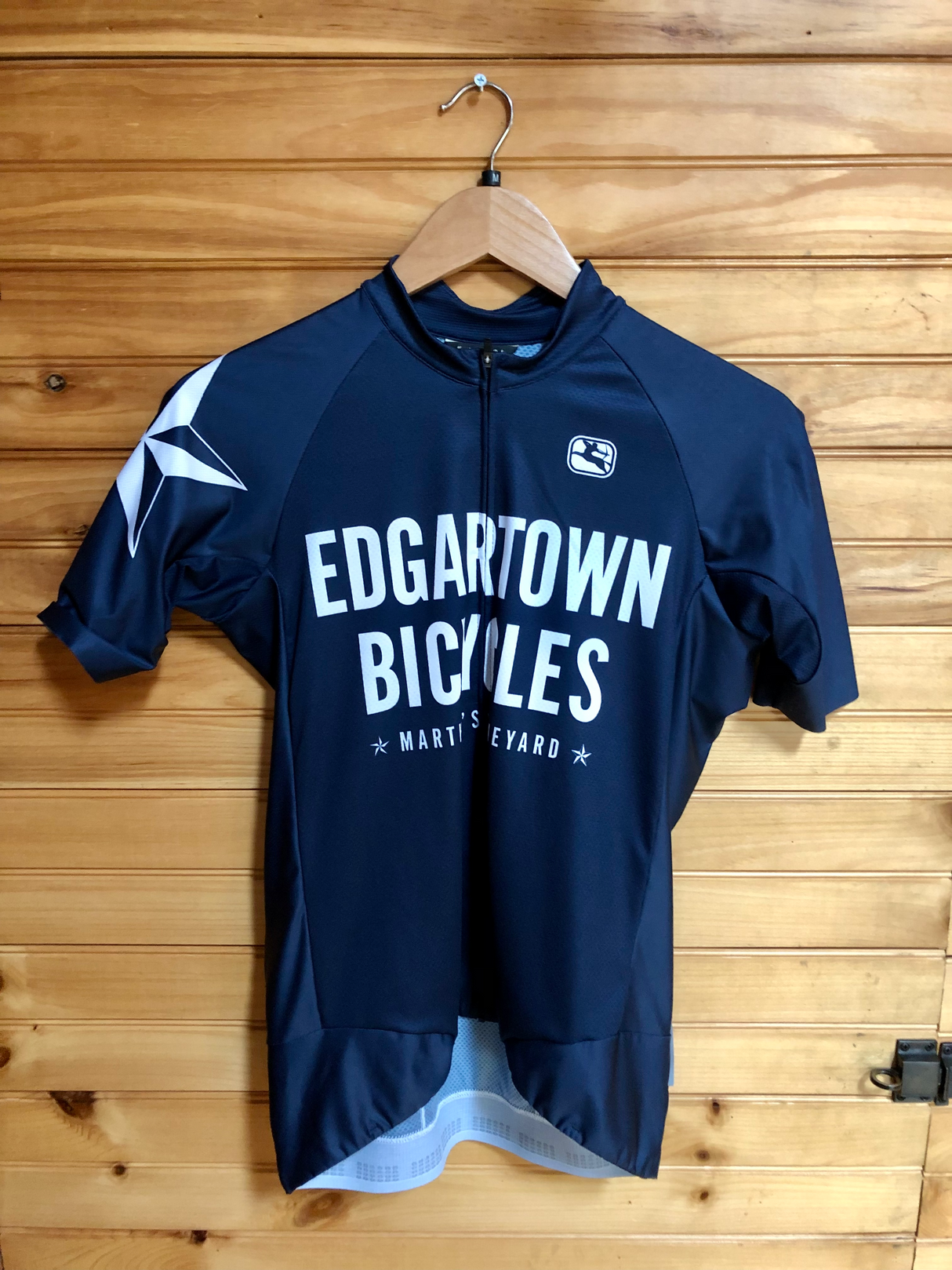 Edgartown Bicycles North Star Giordana Scatto Pro Navy Men's Jersey
