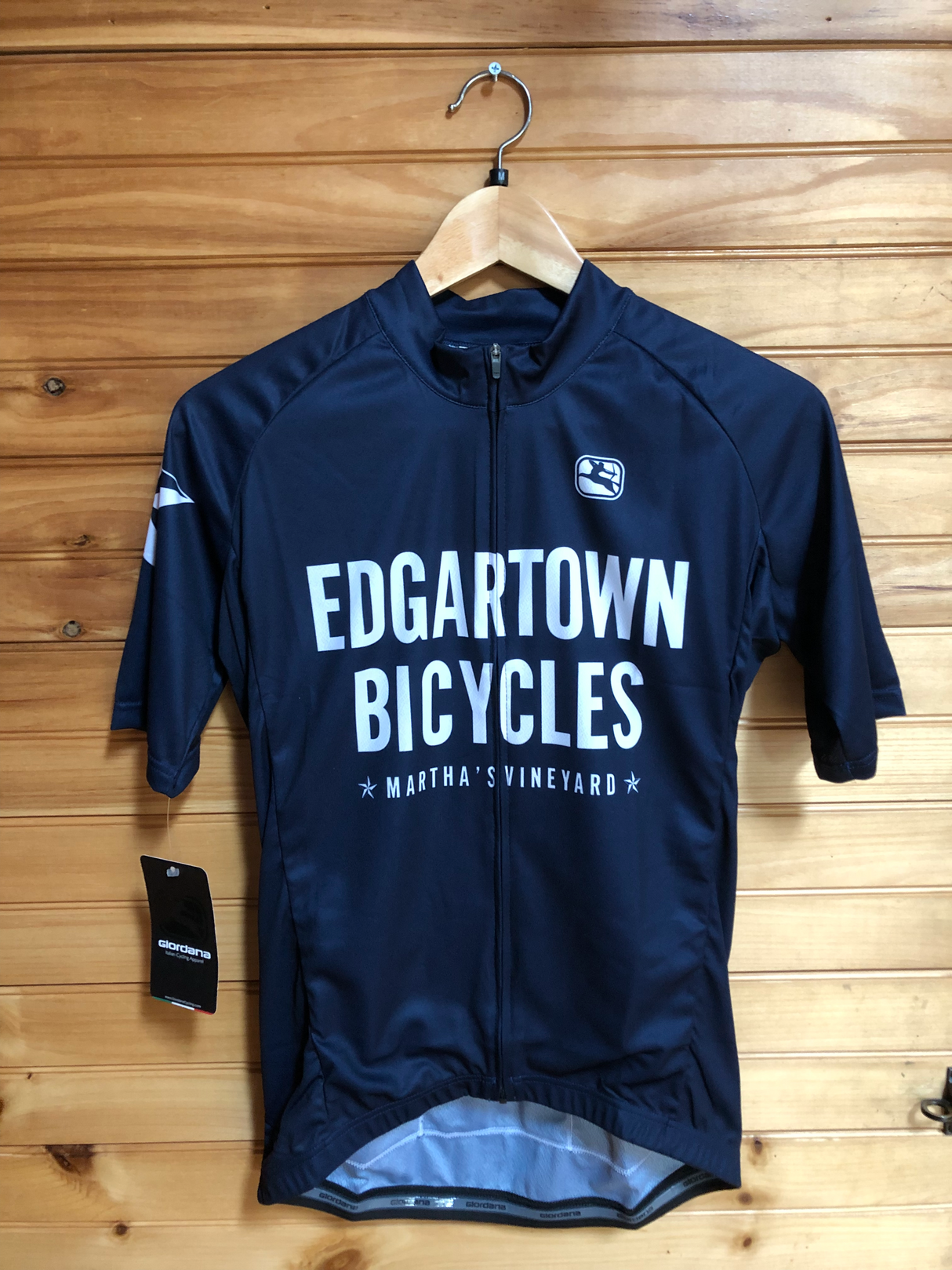 Edgartown Bicycles North Star Giordana Vero Pro Navy Men's Jersey