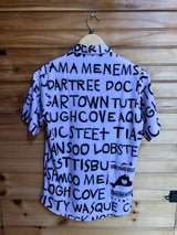 Ostroy Island Names Resort Shirt Pink